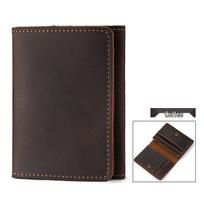 Genuine Leather RFID Multi-Card Slot Card Holder - Crazy Horse Retro Wallet for Men & Women