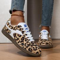 Women Casual Shoes Lace Up Fashion Flats Shoes Flat Outdoor Board Walking Female White PU Leather Sneakers Luxury Thick Sole 36
