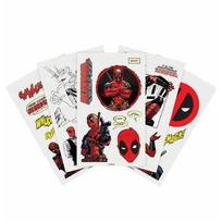 Deadpool Stickers One Size raudona/juoda