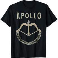 Apollo Greek God Bow of Apollo T-Shirt S juoda