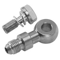 Turbo Banjo Varžtų Rinkinys M8 X 1mm Vamzdžio Jungtis Skysčio Valdymas Turbo Stabdžių Linijos Banjo Varžtas gray