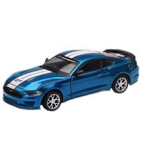 1/42 Ford Mustang GT 2018 Assembly Modification Series Alloy Diecast Car Model Home Trendy Ornaments & Desktop Display Gift mėlyna