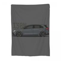 Hyundai I30N Antklodės Flanelinės Šiltos Sofos Mėtymo Antklodės Lovai Miegamajam Lauko Mėtymo Antklodės Patalynė Antklodė 30x40in black