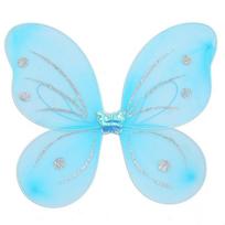 Dress Up Wing Butterfly Fairy Performance Costume Angel Wing for Kid Girl Womens šviesiai mėlyna spalva