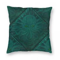 The Call Of Cthulhu H P Lovecraft Pillowcase Polyester Linen Velvet Printed Zip Decorative Car Cushion Cover 30cmx30cm