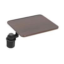 360 Degree Rotating Cup Holder Car Desk Universal Automobiles Table for Most Vehicles Easy Installation No Tools gray