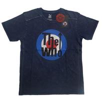 The Who T-Shirt: Target Logo (Wash Collection) OFFICIAL NEW S