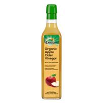 Zandu Organic Apple Cider Vinegar with Mother 500ml Pack of 1 | Raw Unfiltered Unpasteurized Wellness Tonic