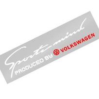 VOLKSWAGEN VW Automobilio Priekinio Žibinto Antakio Lipdukas Dekoratorius Variklio Dangčio Sportinio Dizaino Lipdukas Volkswagen Golf-7 4 5 CC T-R balta