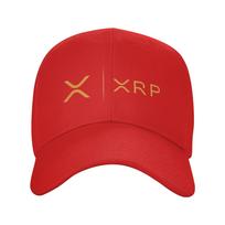 XRP RIPPLE NEW GOLD LOGO Baseball Cap  Trendy Men Adult Trucker Hat Adjustable Design Running Hippie Baseball Caps Birthday Gift One Size