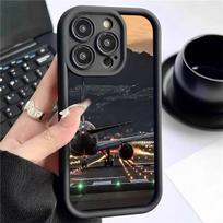 Safe Landing Black Groove Ladder Phone Case for iPhone 15/16/17 Pro Max - New Style Protection Galaxy A03 juoda