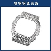skirta Casio G-Shock modifikacijų rinkiniui DW5600 GW-B5600 GA2100 GMWB5000 | Titano/Nerūdijančio plieno metalinis korpusas ir apyrankė | Plaktuko rašto rėmelis gray