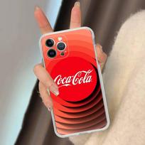 Logo C-Coca C-Cola Fashion For IPhone 17 16 15 14 13 12 Mini 11 Pro Max Transparent Case iPhone 13 pro