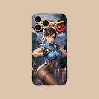 Street Fighter Chunli Phone Case for iPhone 17 16 15 14 13 12 11 X XR XS Air Pro Max Plus Mini Clear Colorful Cover Cover Luxury iPhone17