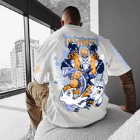 2026 New Anime Digimon Gomamon Summer T-Shirt Men Women Vintage Parent-child Short Sleeve Oversized Loose Casual Fitness Y2k ... S įvairiaspalvis