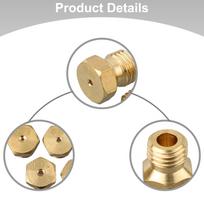 5PCS Gas Nozzles Burner Jets Nozzles Set Kitchen Appliance Home Cooking Height 9mm Fits Most 5-burner Cooktops China Mainland