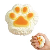 squishy MeloJoy Squeeze TPR low stress fidget gift Water-feel toy, Toy, material, rebound, cute, squeeze, relief, washable, quiet, toy, (cat paw)