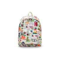 Vans Classic Cartoon Canvas Backpack Unisex Backpacks White VN0007AE3KS White white