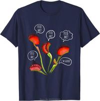 Funny Carnivorous Plants Tshirt Anime Graphic T Shirt Unisex Clothing Tees Oneck Tops Cotton Streetwear Fashion Oversized Tshirt S