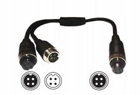 Rozgałęźnik Splitter Kamer 4-Pin Na Dwa Monitory