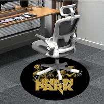 1pcMusic Linkin Papk Band Office Round Area Rug, Indoor Mat Suitable For Office, Under Office Chairs Bedroom Living Room Home Decor, Room Deco157 80cm by 80cm