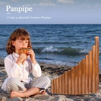 Pan fleita 15 vamzdelių Natūralus bambukas G tonacija Panpipe Kinijos mediniai pučiamieji instrumentai China Mainland gray