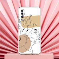 Phone Case For Samsung A56 A36 A26 A24 A16 A14 A12 A32 A50 A70 A20E A22 A40 A34 A54 A42 A52 5G A04s A06 Cover One Line Art For Samsung A20e