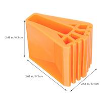 Premium Rubber Ladder Feet Covers Extra Thick Ladder Foot Cushion for A-Frame Extension Folding Ladders Worker oranžinė