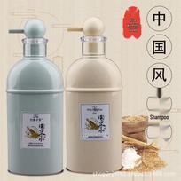 Raudonųjų Yao ryžių vandens šampūnas nuo pleiskanų ir kondicionierius su dušo želė švelniems, riebaluotiems plaukams Rice Essence Nourishing Conditioner 750ml gray