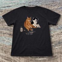 Alt smoking cats tshirt, vintage tshirt Unisex T-Shirt XL