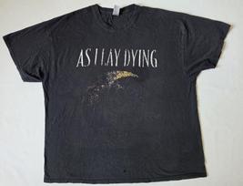 Vintage As I Lay Dying Shirt Band Logo – Men's Size: 2XL - Black Hardcore Metal Unisex T-Shirt S