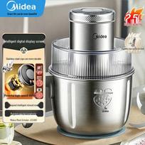 Midea 2.5L Stainless Steel 5-Speed Digital Meat Grinder