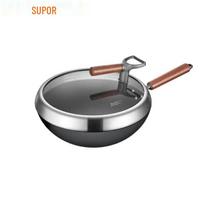 SUPOR 32cm Titanium Composite Coating-Free Wok