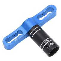 Aluminum Alloy Hex Sleeve Wrench for Traxxas/Axial/Arrma/ HSP/Redcat/ECX/HPI 1/8 1/10 1/12 RC Cars mėlyna