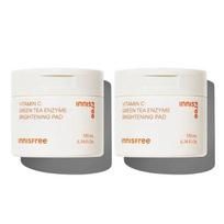 Vitamin C Green Tea Enzyme Blemish Toning Pads 60 Sheets x 2