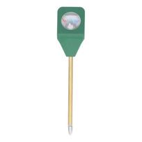 ABS and Metal Soil Moisture Meter Green PH Tester Durable Acidity Alkalinity Test Tool