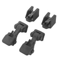 SHINEKA Locks & Hardware For Jeep Wrangler TJ 1997-2006 Black Car Engine Hood Latch Catch Cover For Jeep Wrangler TJ Accessories Original model