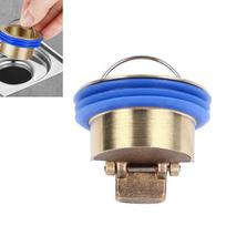 2 Pack Anti Slip Design Backflow Preventer Core Brass Floor Strainer Sewer Core  Utility Room auksas