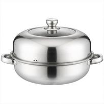 28CM Stainless Steel Multi-cooker Hotpot Steamer