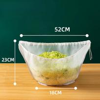 Reusable Mesh Dumpling Filling Water Dispenser for Easy Vegetable Draining (White,L) balta