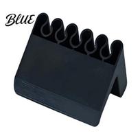 Compact Cable Management 3D Printed Multi-Slot Holder Desktop Cord Organizer Clip with Wave-Shaped Slots Matte Texture Manager for Nightstand Home juoda