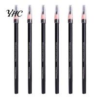 Pull Cord Peel-off Eyebrow Pencil 6Pcs Waterproof Sweat-Proof Sweat-proof Natural Long Lasting Smudge-proof Women Microblading Brow Makeup juoda