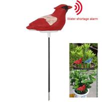 Watering Alarm Bird Plant Soil Tester Hygrometer Sensor Gardening Tool Kit 1 raudona