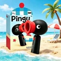 Pingu Nešiojamas Kawaii Rankinis Mažas Ventiliatorius Animacinis Pingvinas USB Įkraunamas Vėsinimui Vasaros Lauko Moterims Draugei Gimtadienio Dovanos juoda