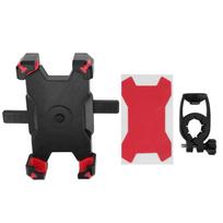 One Key Lock E-bike Phone Mount Fits 3.5-6.8 Inches Cycling Navigation Bracket  Bike Handlebar raudona