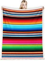Meksikietiška antklodė Cinco De Mayo antklodė Antklodės Mėtyklės Fiesta antklodė Spalvinga Minkšta Jauki Šilta Pliušinė Dovana Sofa Lova Svetainė Size: 75*100cm, Weight: 230 GSM blue