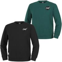 Nasa Unisex Loose Fit Sweatshirt With Wappen [2 Colors] N-259Ubk-Black