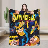Thragg Grand Regent Invincible Blanket Warm Pattern Plush Throw Blanket For Couch Chair Travel Flannel Bedspread Bed Cover Size: 75*100cm, Weight: 230 GSM