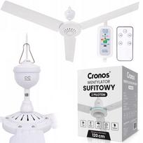 Cronos Fc11-90 90Cm White Ceiling Fan + Remote