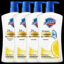 Safeguard Lemon Scent Shower Gel 4-Pack